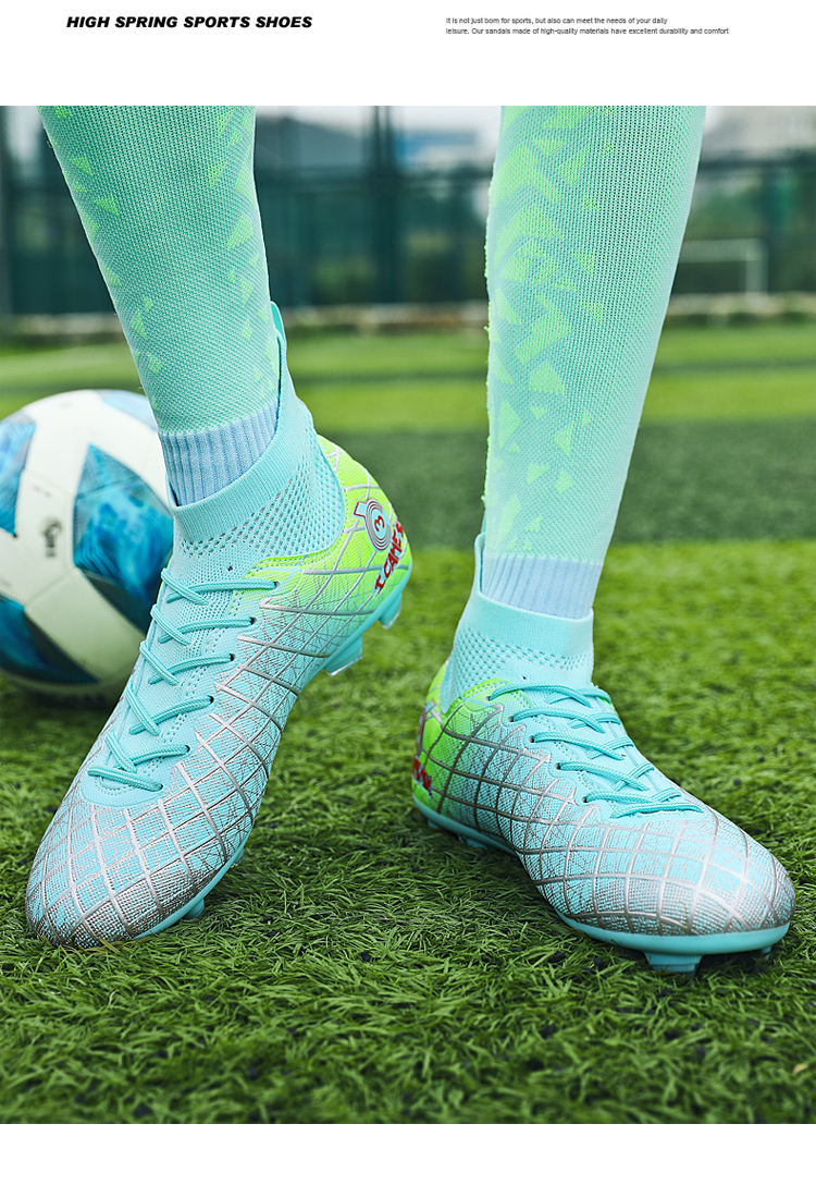 Professional Unisex Soccer Shoes Men Women Football Boots Training Sport Footwear Match Sneakers Non-slip Drop Shipping_voghion.com