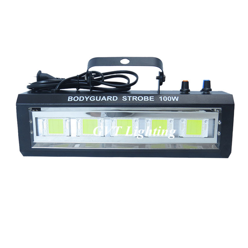 Luce stroboscopica a LED da 100 W con suono/velocità regolabile/controllo automatico, luce flash bianca a LED, per feste in discoteca, musica in casa, spettacolo, proiettore da palco_voghion.com