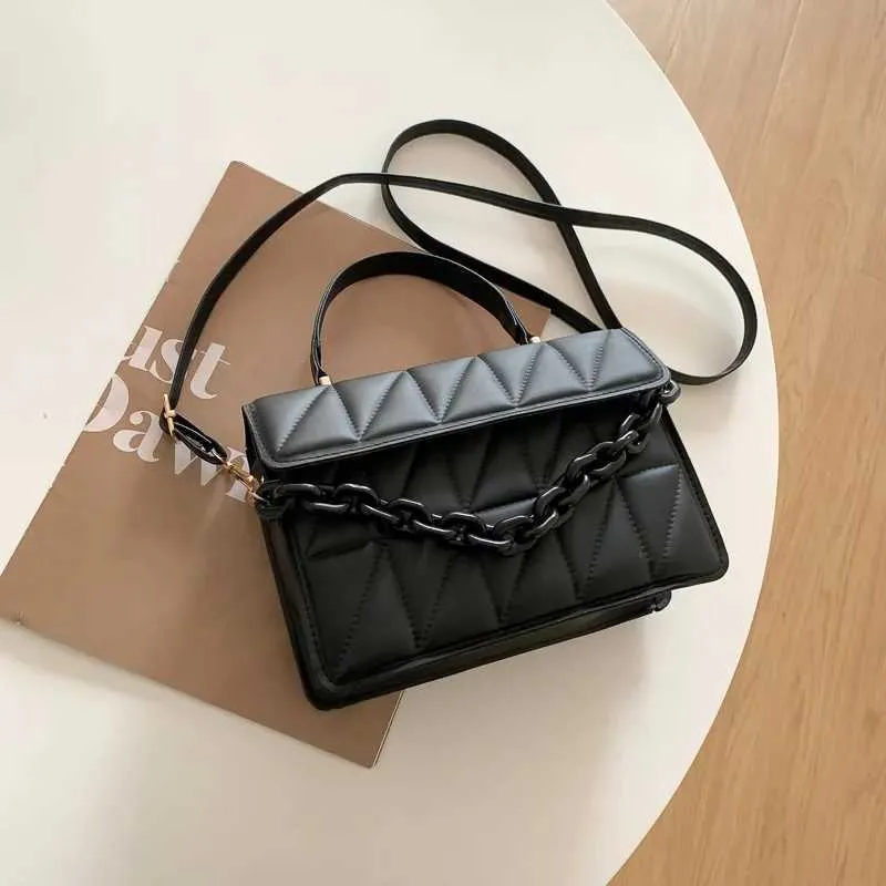 Modna krata Wen Shoe Fi Chain Cross Body Bag Markowe torebki i portfele designerskie Mała torebka z klapką Y241026_voghion.com