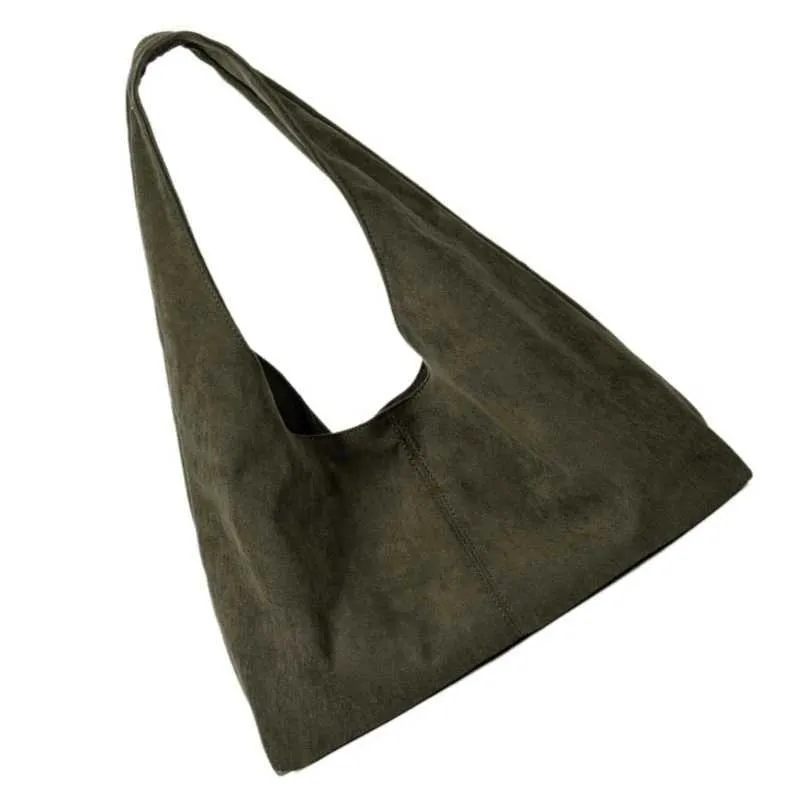 Borsa a tracolla singola retrò casual invernale da donna, borsa larga sotto le ascelle, adatta per vari OcnC241214_voghion.com