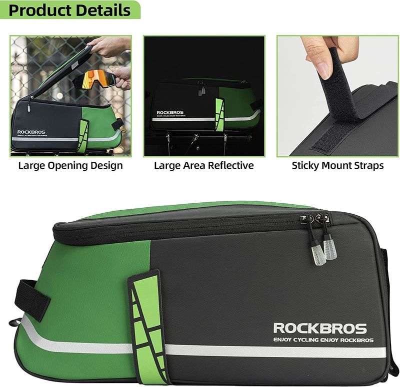 ROCKBROS Fahrrad-Lage-Gepäckträger-Sitztasche, multifunktionale Picknicktasche_voghion.com