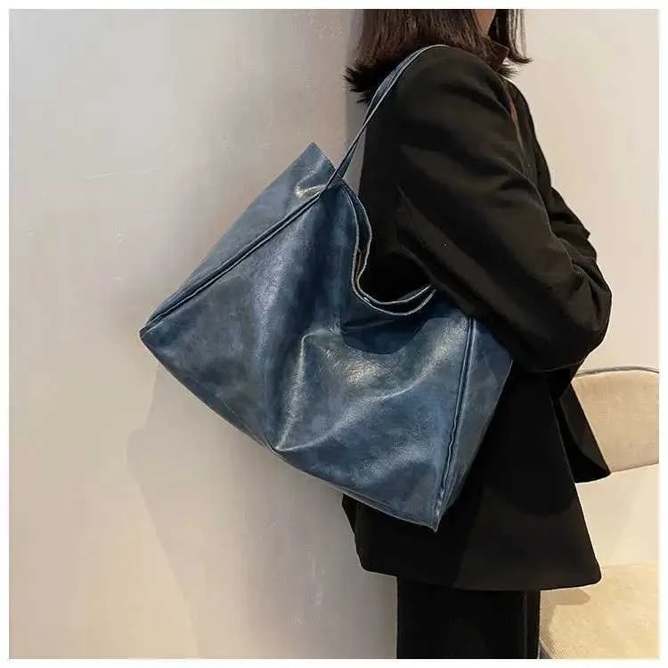 Vintage Red Womens Athletic Casual Fashion Large Capacity Leather Shoulder Bag Shopper Haruku Simple Handbag SacC241106_voghion.com