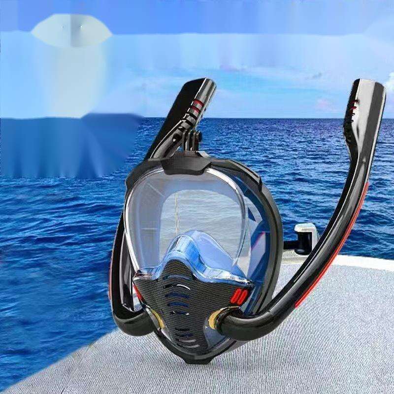 【 Hot Selling In Store 】 Snorkeling, Swimming, Mask, Face, Full Dry Breathing Tube, Waterproof Diving Goggles,_voghion.com
