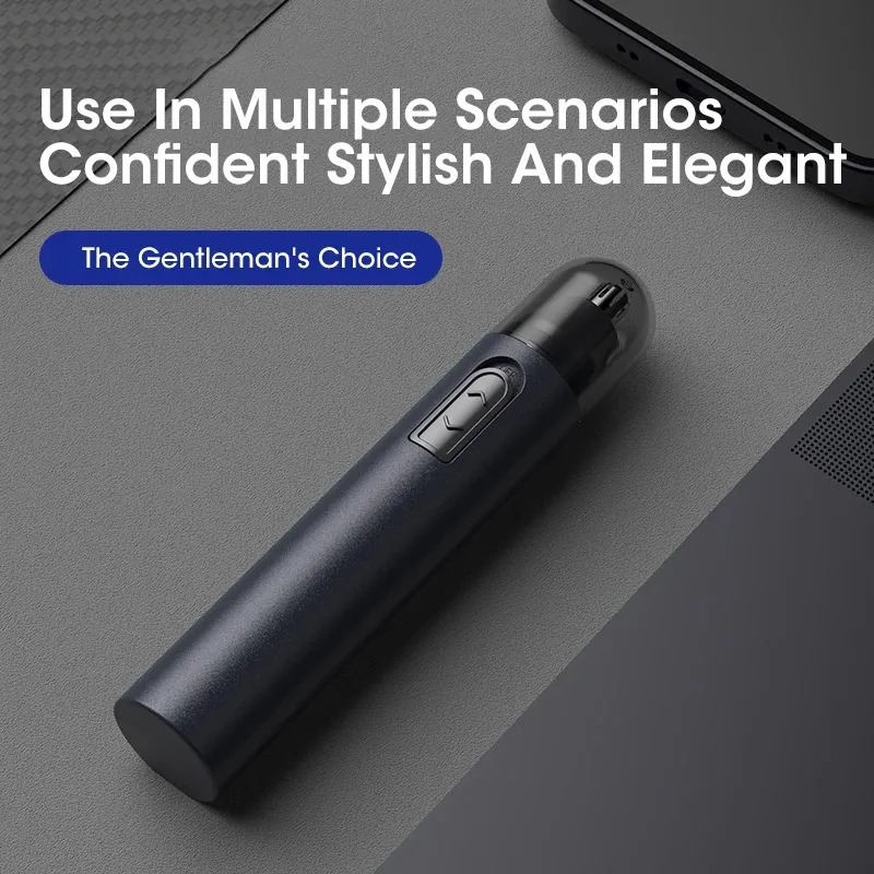 Metal Nose Trimmer - Battery Operated_voghion.com