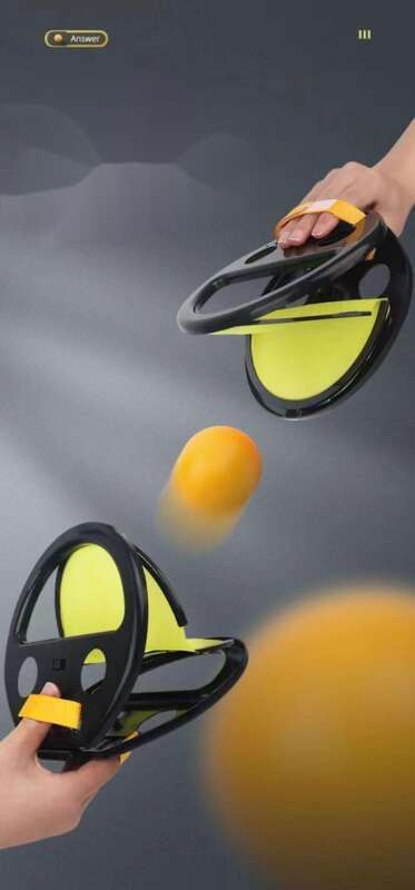 [5803 People Praise] Children's Hand Ball Clip Outdoor Parent-child Fitness Toy Throw Catch Adult Educational_voghion.com