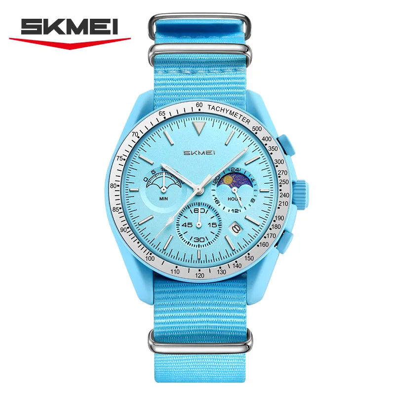 Quartz Chronograph Sports Watch With Night Light And Calendar_voghion.com