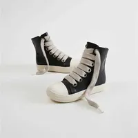 Dress Rick Vintage Jumbo Lace Sneakers Low Top Woman Designer Men Casual Leather Women Flats Shoes Newtrainer Size_voghion.com