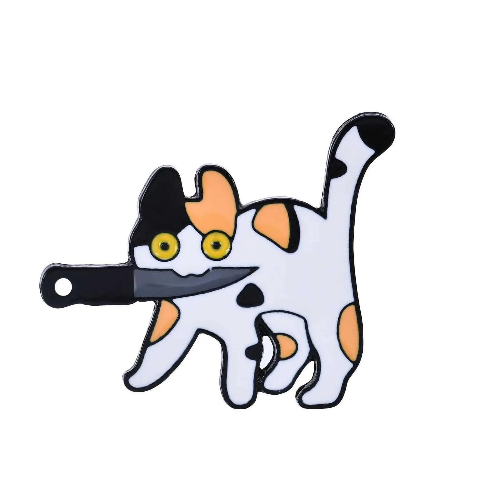 Spille, Spille 2 pezzi Spilla a forma di gatto carino Spilla a forma di colletto con cappuccio in cartone animato Distintivo di animazione Accessori per feste in lega Fibbia per sciarpa Clip per borsa_voghion.com