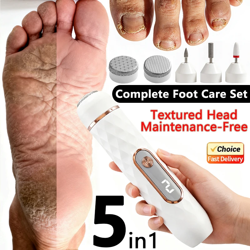 Râpe pieds électrique anti-callosités pour talons et peau morte_voghion.com