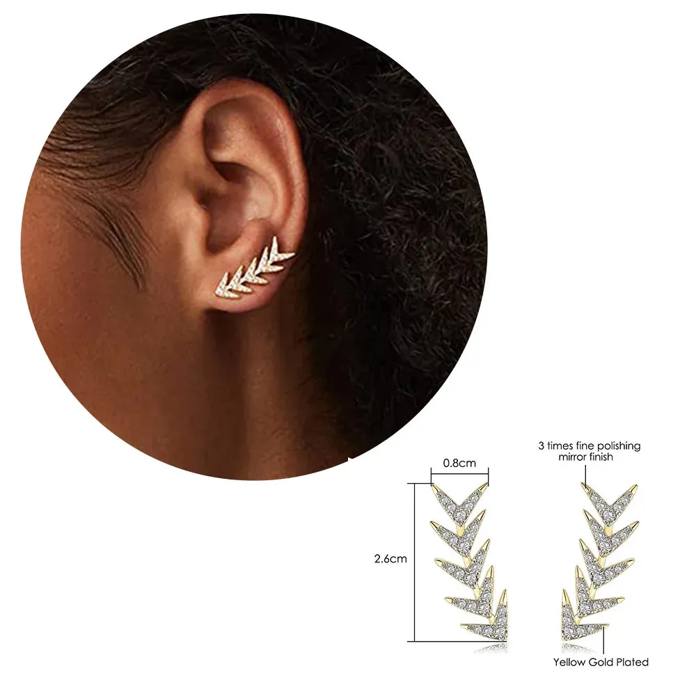 Orecchini a cerchio con borchie Hip Hop Iced Out per uomo, con zirconi color oro, accessori per piercing all'orecchio, tendenza Hiphop_voghion.com
