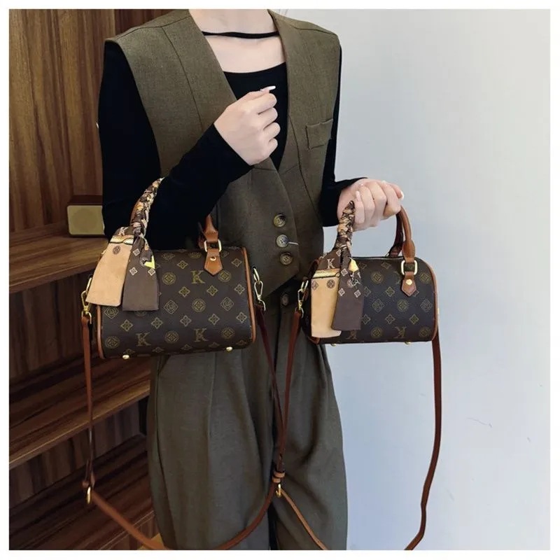 Designer Free Shipping 2025 New Fashionable Temperament Boston High-end Printed Shoulder Crossbody Bag For Womens_voghion.com