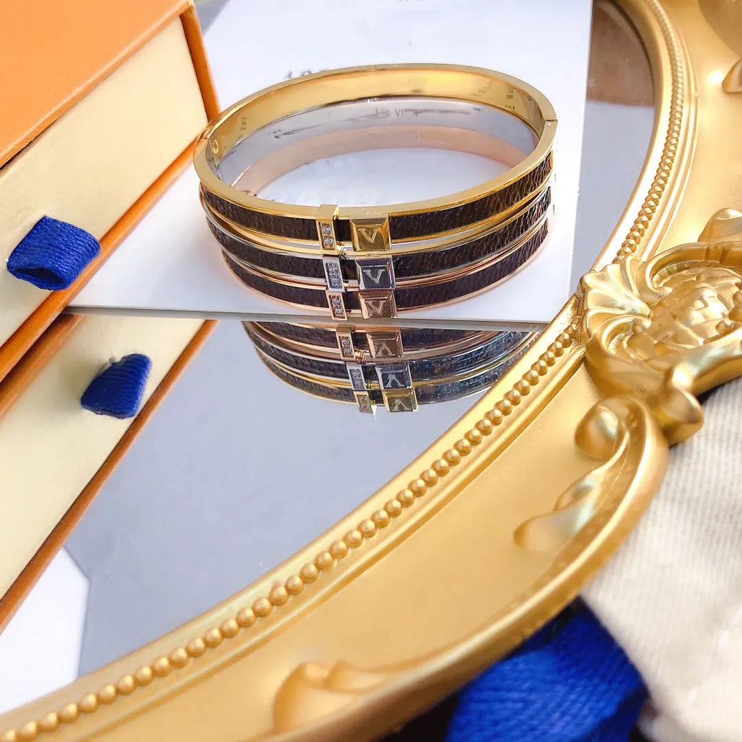Designer-Armreif für Damen, Schmuck, Sier-Gold-Armbänder, verblassen nicht, nicht allergisch, S124_voghion.com