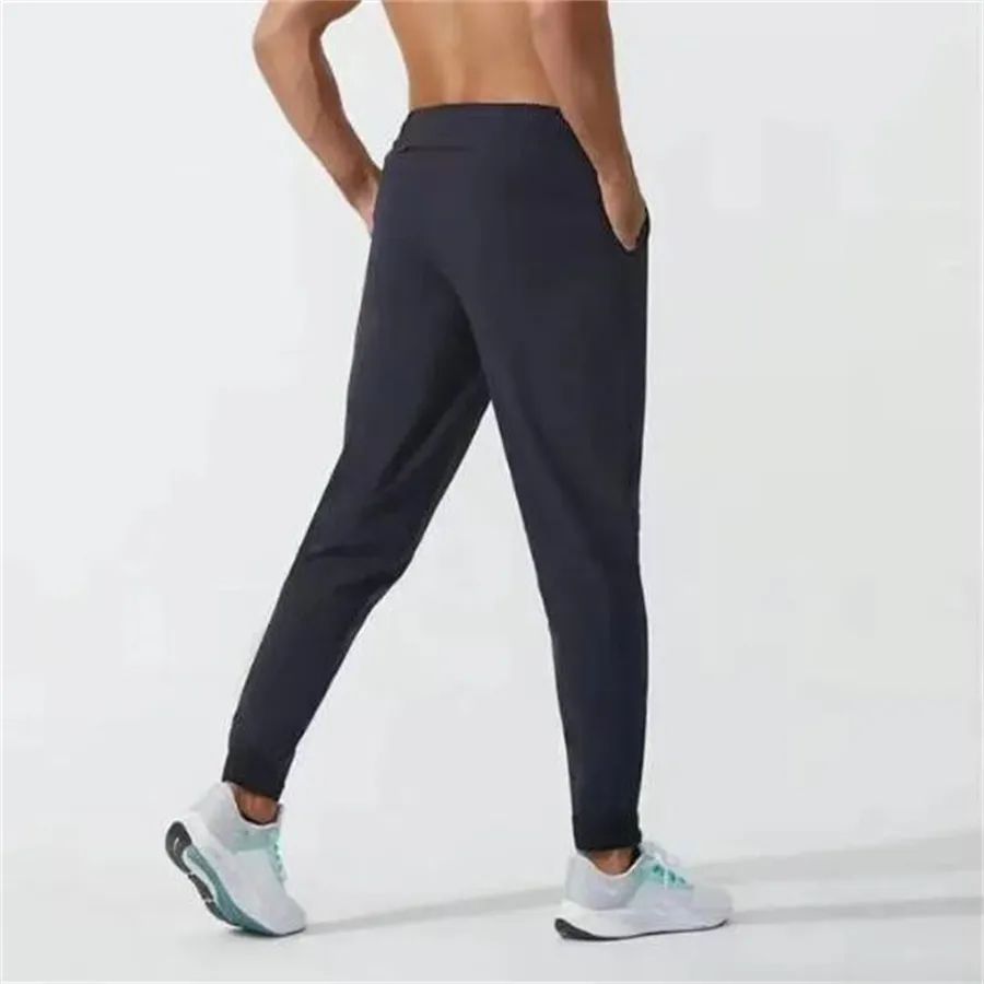 2024 pants Men's Jogger Long Pants Sport Yoga Outfit Quick Dry Drawstring Gym Pockets Sweatpants Trousers Mens Casual_voghion.com
