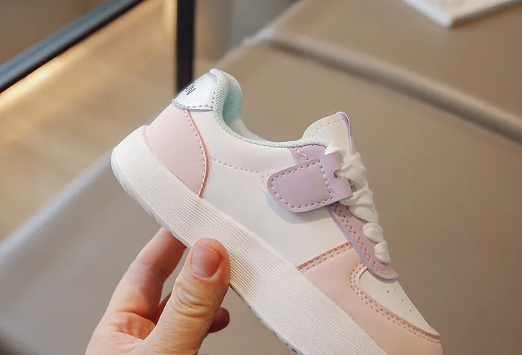Zapatillas deportivas antideslizantes con cordones para niños y niñas, informales, con suela bonita, para primavera y otoño, talla 26_voghion.com