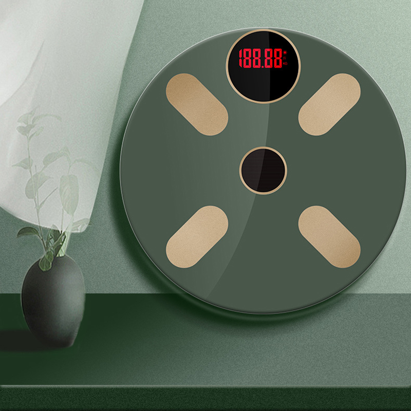 Body Fat Scale Bluetooth BMI Scale Balance Scales Smart Electronic Scale LED Digital Body Weighing Scales Bath Scale_voghion.com