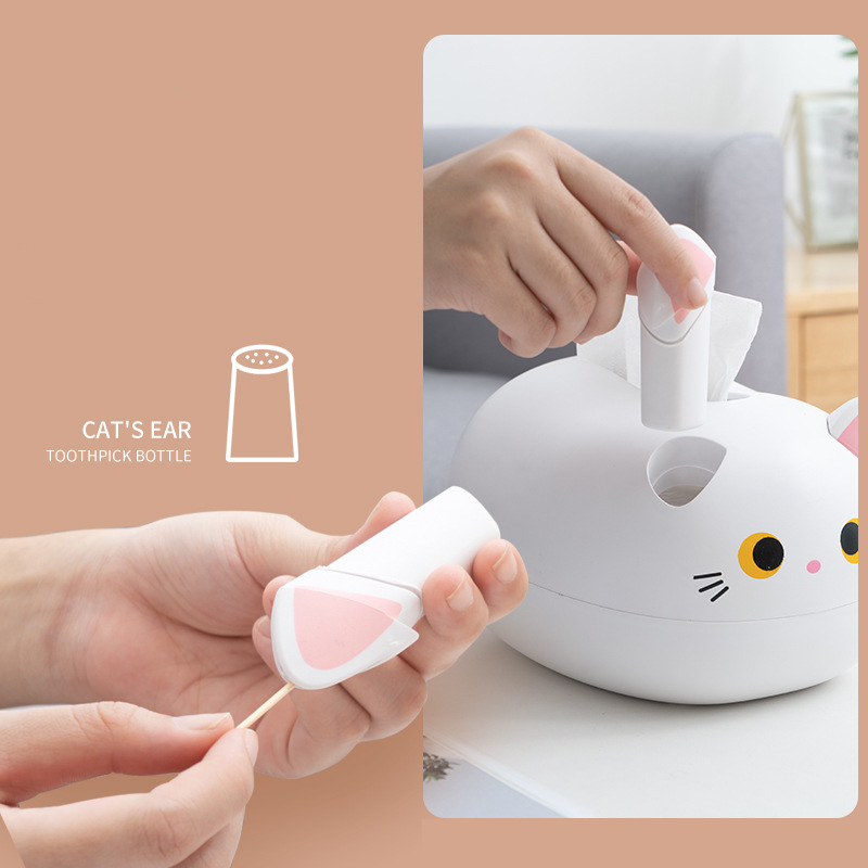 Niedliche Katzen-Tissue-Box, multifunktionale Aufbewahrungsbox für Küchenservietten, WC-Papierbehälter, Schreibtisch-Toilettenpapierhalter, Heimdekoration, neu_voghion.com