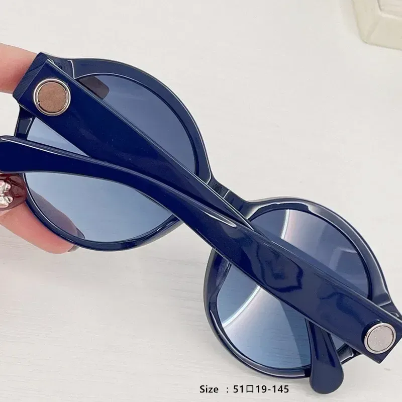 Circular Men's Sunglasses High Definition Trendy Stylish Design_voghion.com