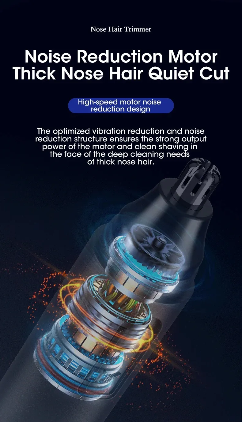 Metal Nose Trimmer - Battery Operated_voghion.com