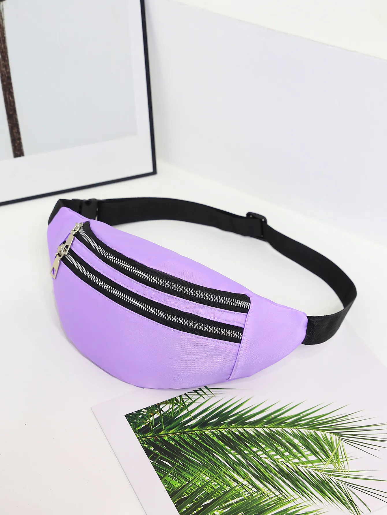 Waist Pack Wallet Purse Casual Large Phone Belt Pouch Women Travel Motorcycle Fanny Banana Bag Hip_voghion.com