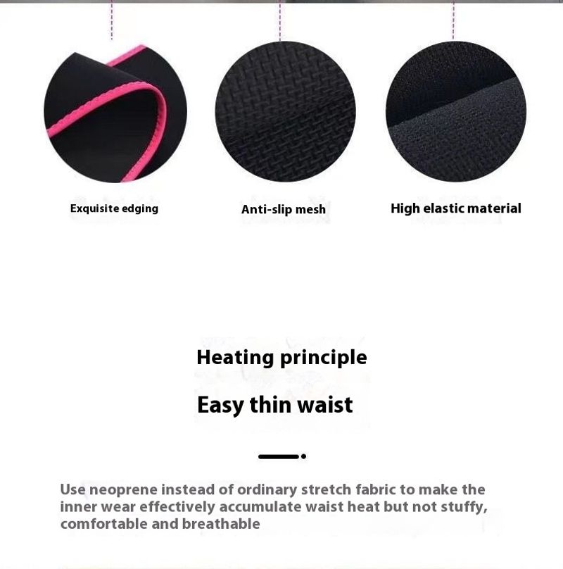 Sweating Run Fiess Breathable Abdominal Restraint Belt Deep Squat Women's Summer Tight Stoh and Lumbar Waist_voghion.com