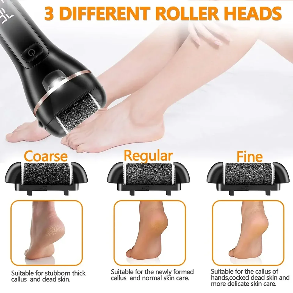 Râpe pieds électrique rechargeable anti-callosités pour pieds_voghion.com