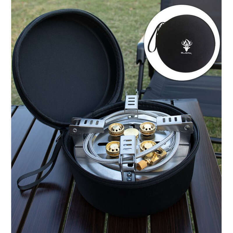 Portable Five-star Fierce Fire Card Stove, Picnic Hot Pot Head, Windproof Gas Stove For Outdoor Use_voghion.com