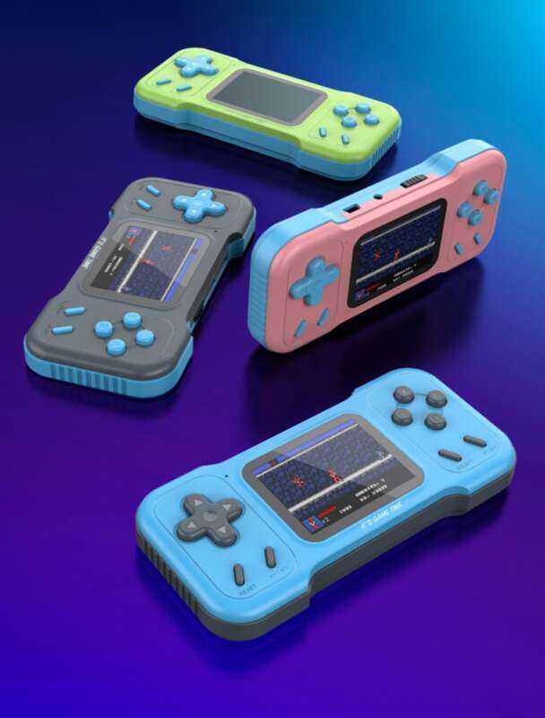 Handheld Console, Nostalgische Mini 500 Games, Kinder Single En Double Player TV Game Console_voghion.com