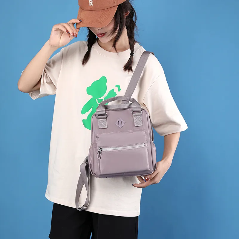 Mode Damen Tagesrucksack aus strapazierfähigem, weichem Stoff, hübscher Stil, für Mädchen, hochwertiger kleiner Rucksack_voghion.com