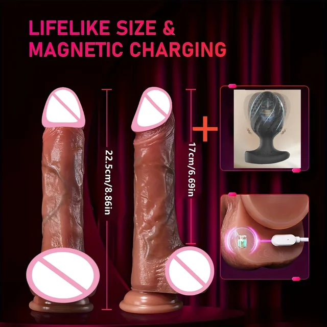 Realistischer Vibrator Für Analstimulation Mit Heizfunktion_voghion.com