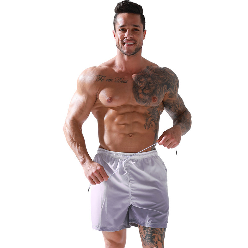 Men's Gradient Print Quick-Dry Swim Shorts Beach Surf Board Shorts With Floral Design - Streetwear Casual Shorts (S-XXL) - Green/Blue/Purple Ombre​​_voghion.com