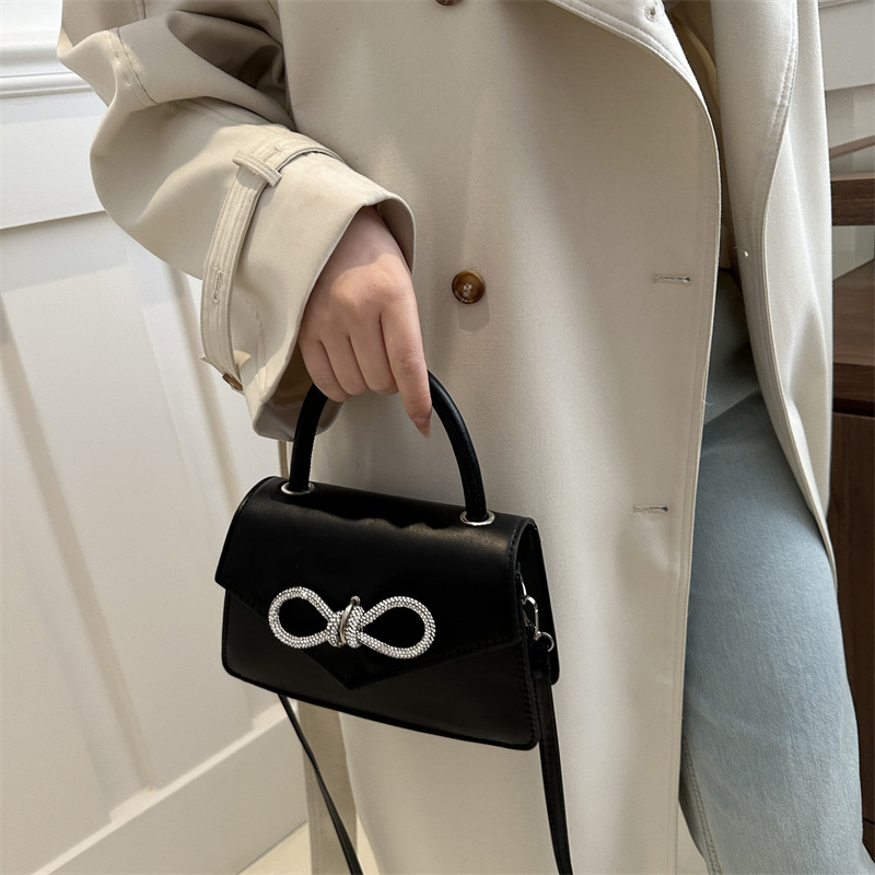 Elegante borsa a tracolla da donna con fiocco - versatile handbag_voghion.com