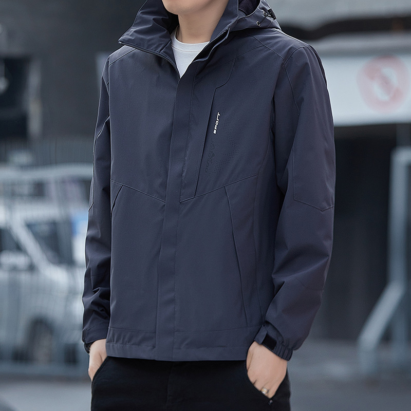 Men’s outerwear trendy spring autumn style Korean version fashionable casual men’s windproof and waterproof high-end top