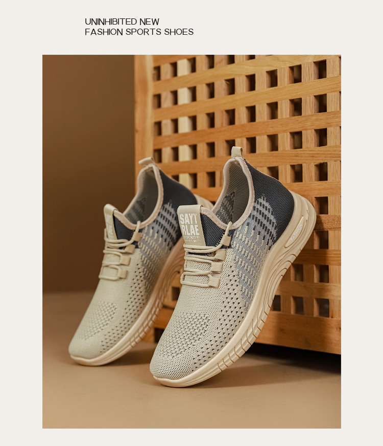 Shoes 2024 summer new breathable lace up men's lightweight sports shoes for men_voghion.com
