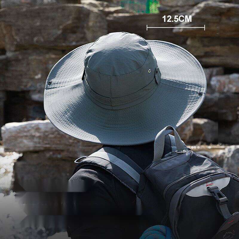 UV Sunshade Fisherman's Men's And Women's Outdoor Mountaineering Sun Camping Fishing Speed Drying Big Eaves Hat_voghion.com