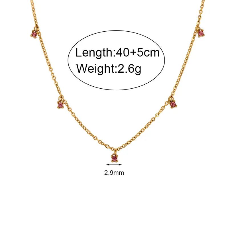 Collana con pendente minimalista per donna catena elegante_voghion.com