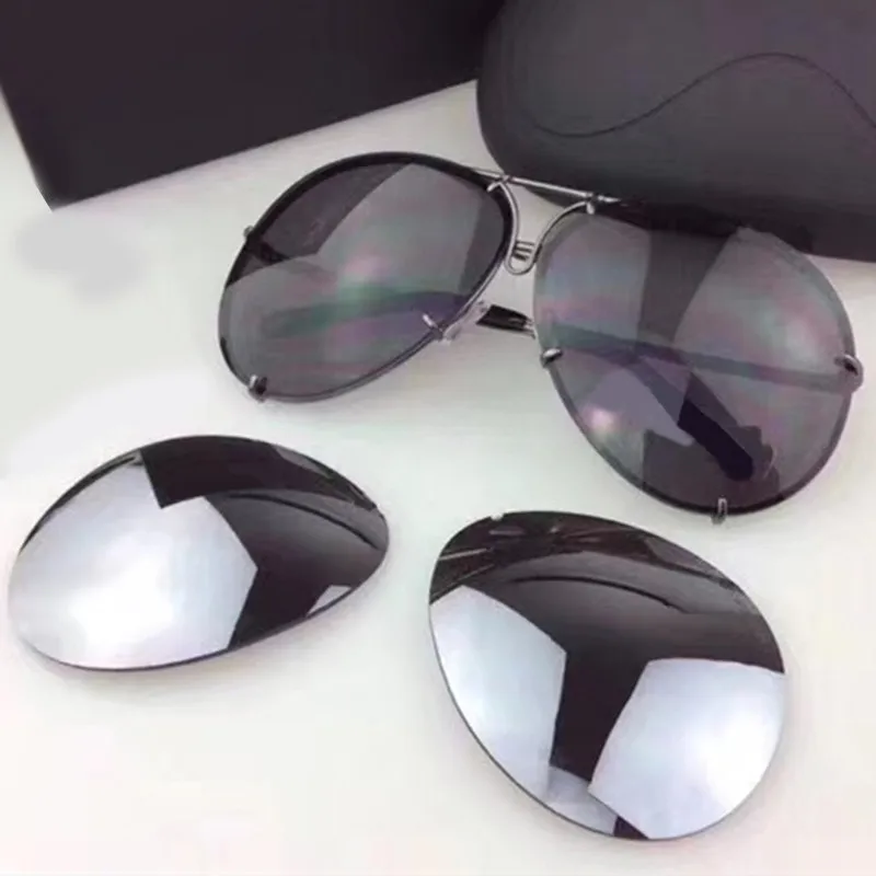 8478 Sunglasses Mirror Full Frame Hot Selling Style UV Protection Extra Lens Exchange Men Special Top Quality Come With_voghion.com