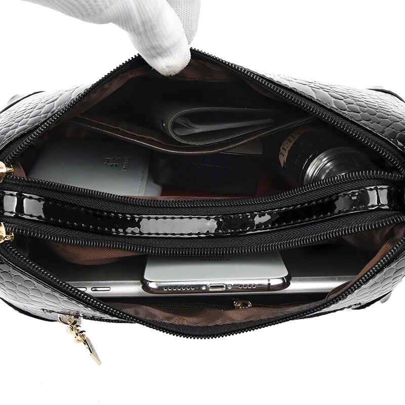 Designer Pu Leather Crossbody Bags For Women 2024 Shoulder Messenger Bag Lady Travel Handbags And Purse_voghion.com