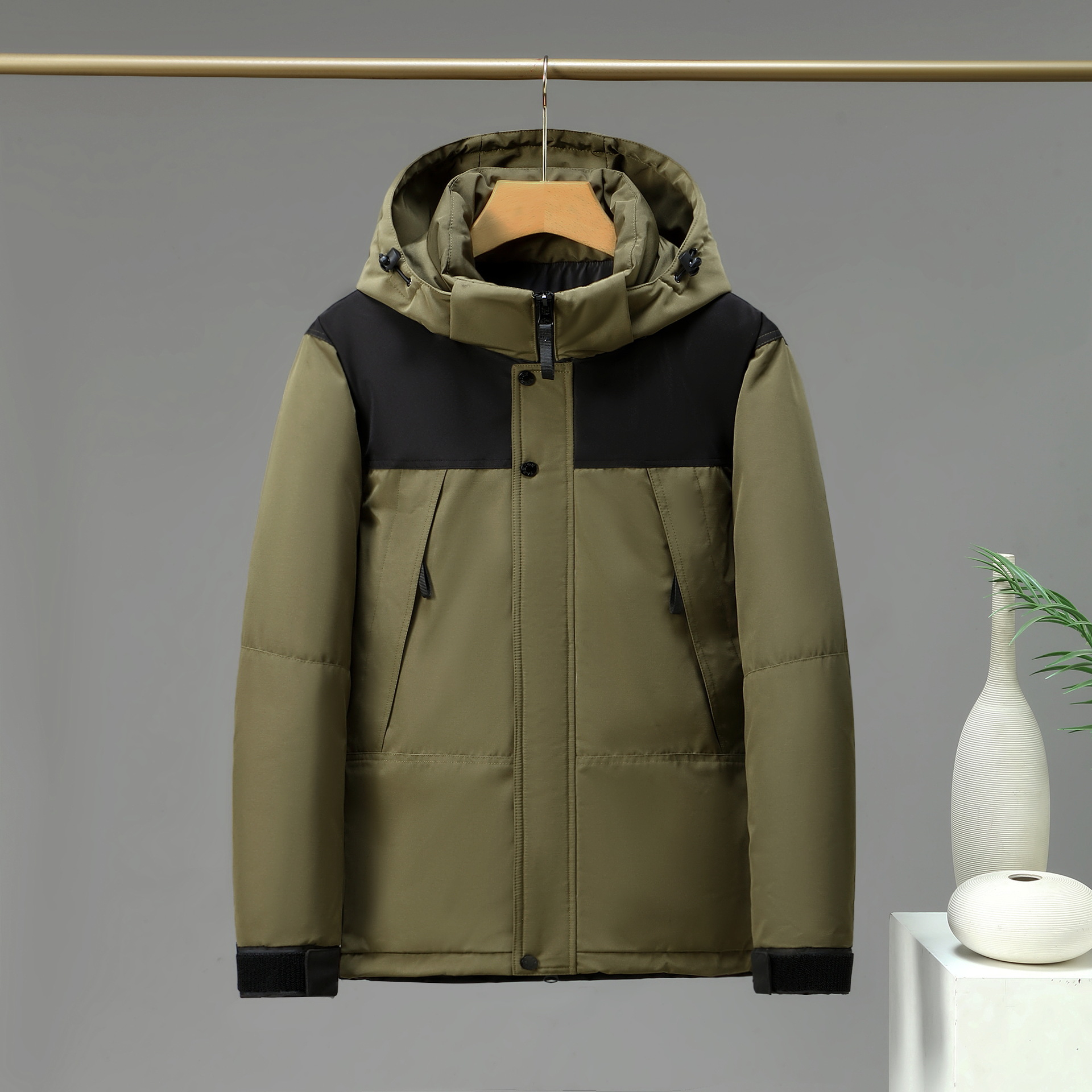 Ropa de hombre Chaqueta de algodón de seda para hombres y mujeres, chaqueta de algodón gruesa de invierno para exteriores para hombre_voghion.com