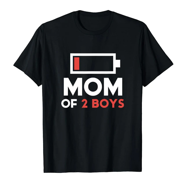 hot selling Batterij strip bedrukt MoM dames T-shirt zomer korte mouwen modieus moeder plot cadeau_voghion.com