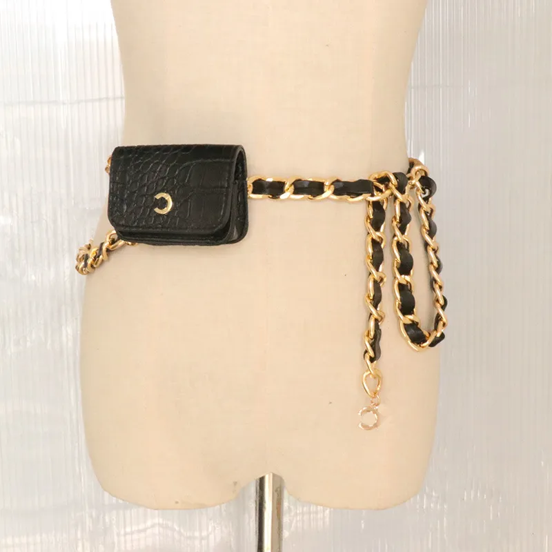 Frauen Goldketten Modedesigner Gürtel Link Taille Kette Frauen Metalllegierung Kleid Zubehör Bund Hüftgürtel_voghion.com