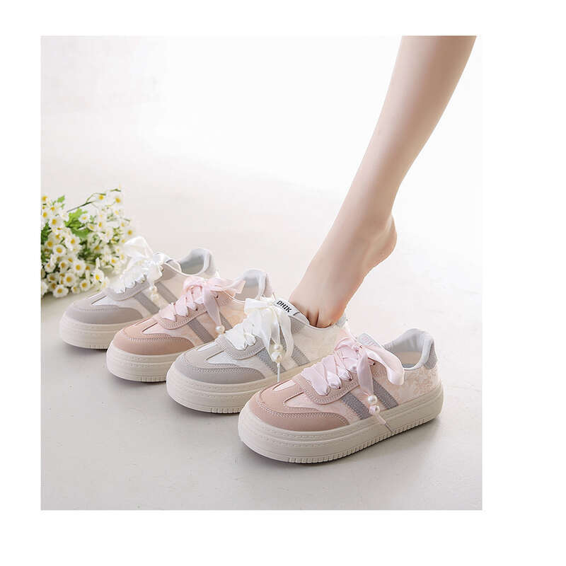 Dames Canvas Schoenen Nieuwe Dikke Bodem Honderd Casual Duitse Sneakers_voghion.com