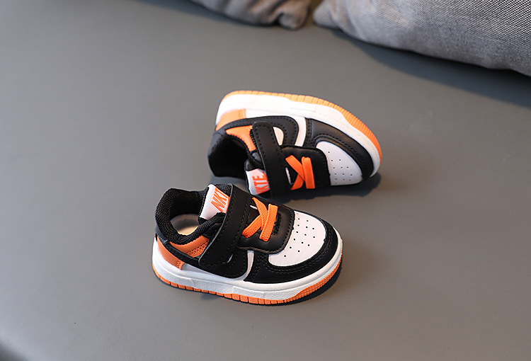 XUANMU Children's Sports Shoes Boys And Girls Casual Board Shoes Comfortable Low-top Breathable Soft Sole Style Versatile Z0155_voghion.com