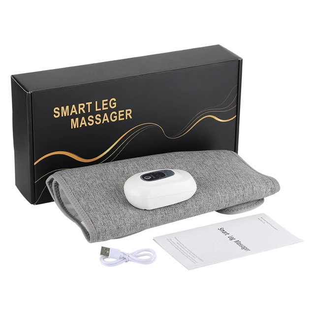 Elektrische verwarmingsmassager 3-standen Airbag Warme compressie Draadloze voet- en beenmassage Kuitspierontspanning Helpt bloed_voghion.com