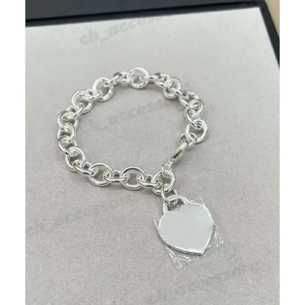 Goud S Sier Designer Dames ketting armbanden Slot hartvormige armband Sterling Hart met doos bd7_voghion.com