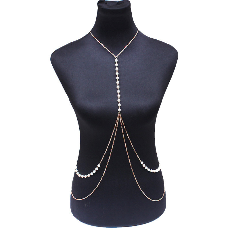 Hot selling new product body necklace one piece sweater chain jewelry TC1178_voghion.com