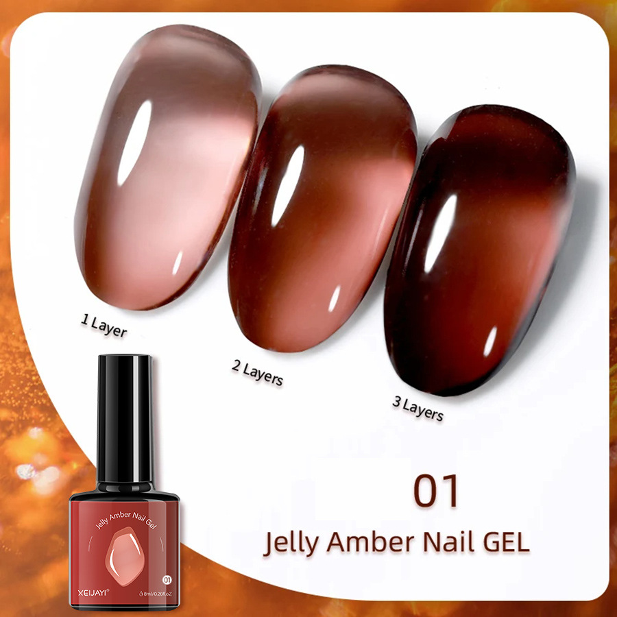 Nails Art & Tools Populär färg Internetkändis ny bärnstensfärgad nagellacksuppsättning nagellack nagellack lämplig_voghion.com