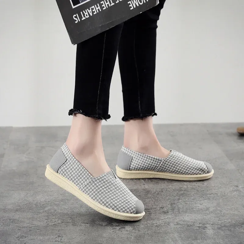 Summer En Flat Women Lightweight Breathable Fisherman Ladies Soft Casual Shoes Slip On Lazy Loafers 2024_voghion.com