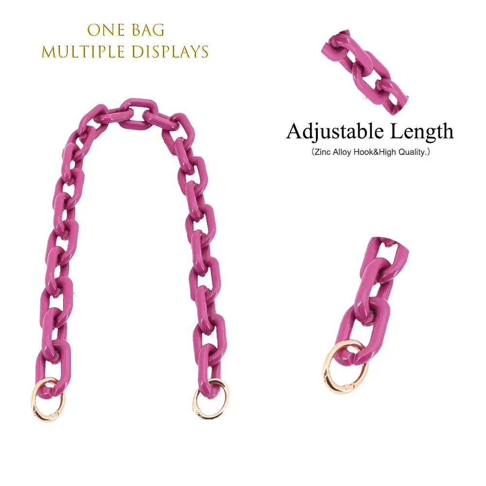 Portafoglio spesso colorato di ricambio per borsa O Bag accessori per borse acriliche catena 241028_voghion.com