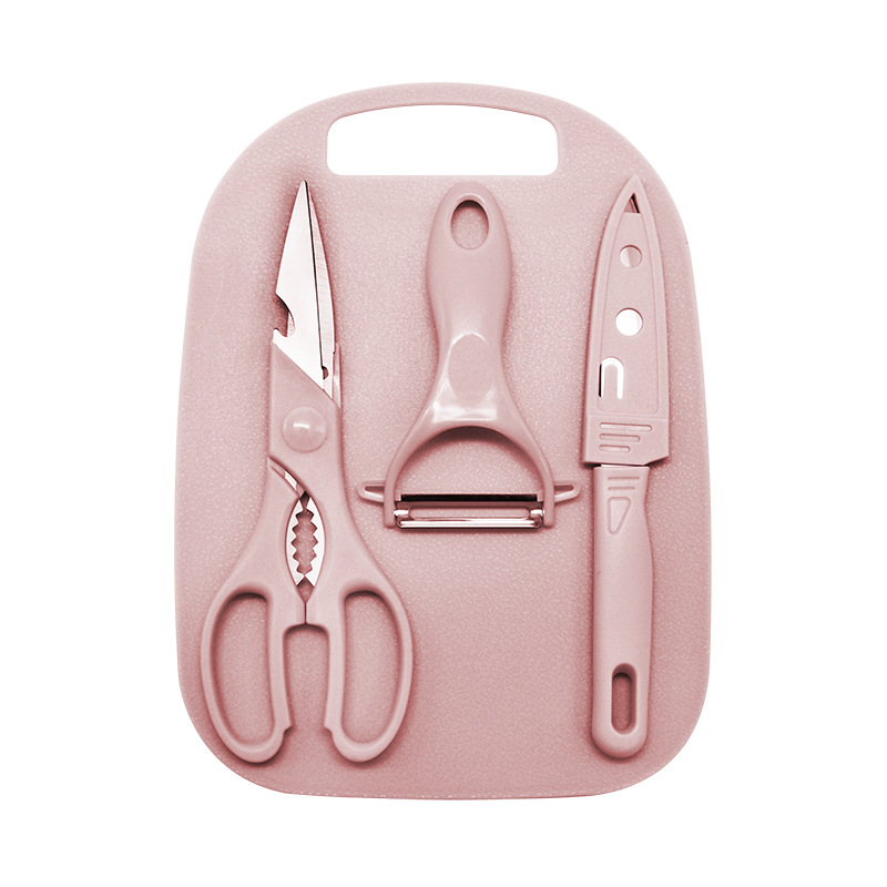 Cutlery With Scissors Knife Peeler Fruit For Kitchen Stock Cutting Board_voghion.com
