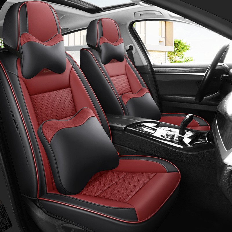 23 Nouveau coussin de siège Napapi entièrement fermé en cuir 3D Four Seasons GM housse de siège respirante coussin de voiture